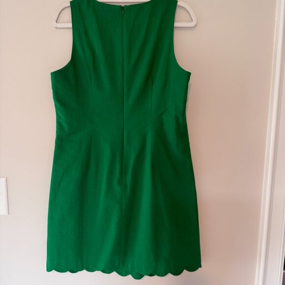 J Crew Factory | Linen Shift Dress | Kelly Green | 8 - Picture 2 of 3